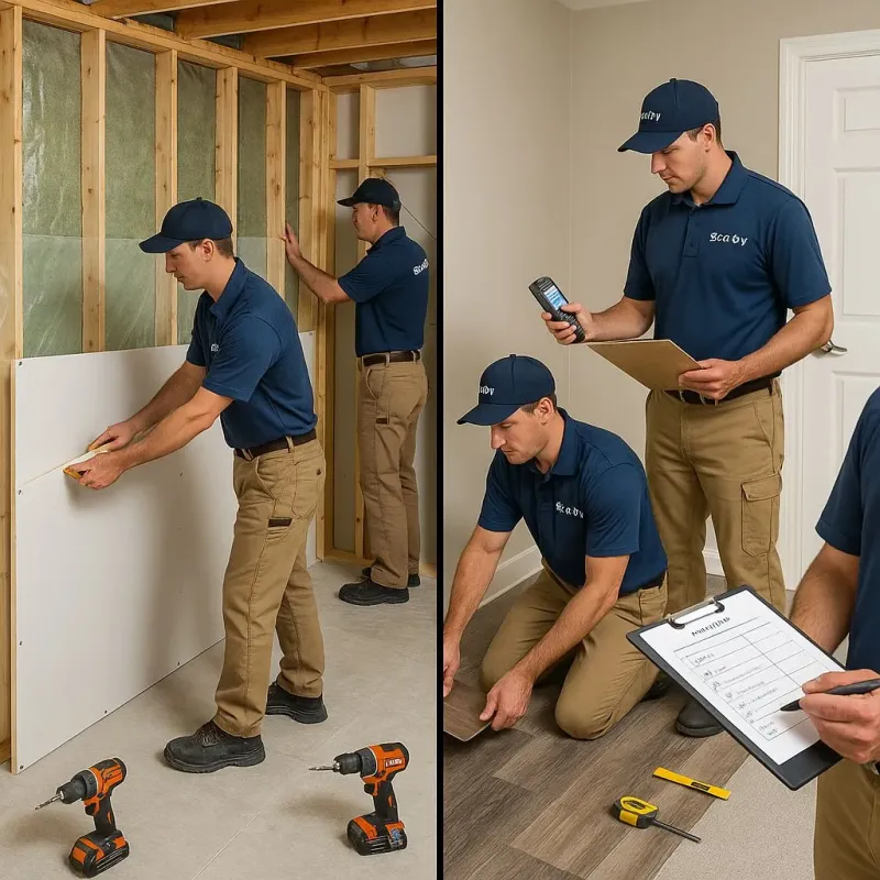 Repairs and Reconstruction process in Robersonville, NC